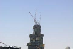 Dubai Sheikh Zayed Road 12 Burg Dubai Under Construction July 2006
